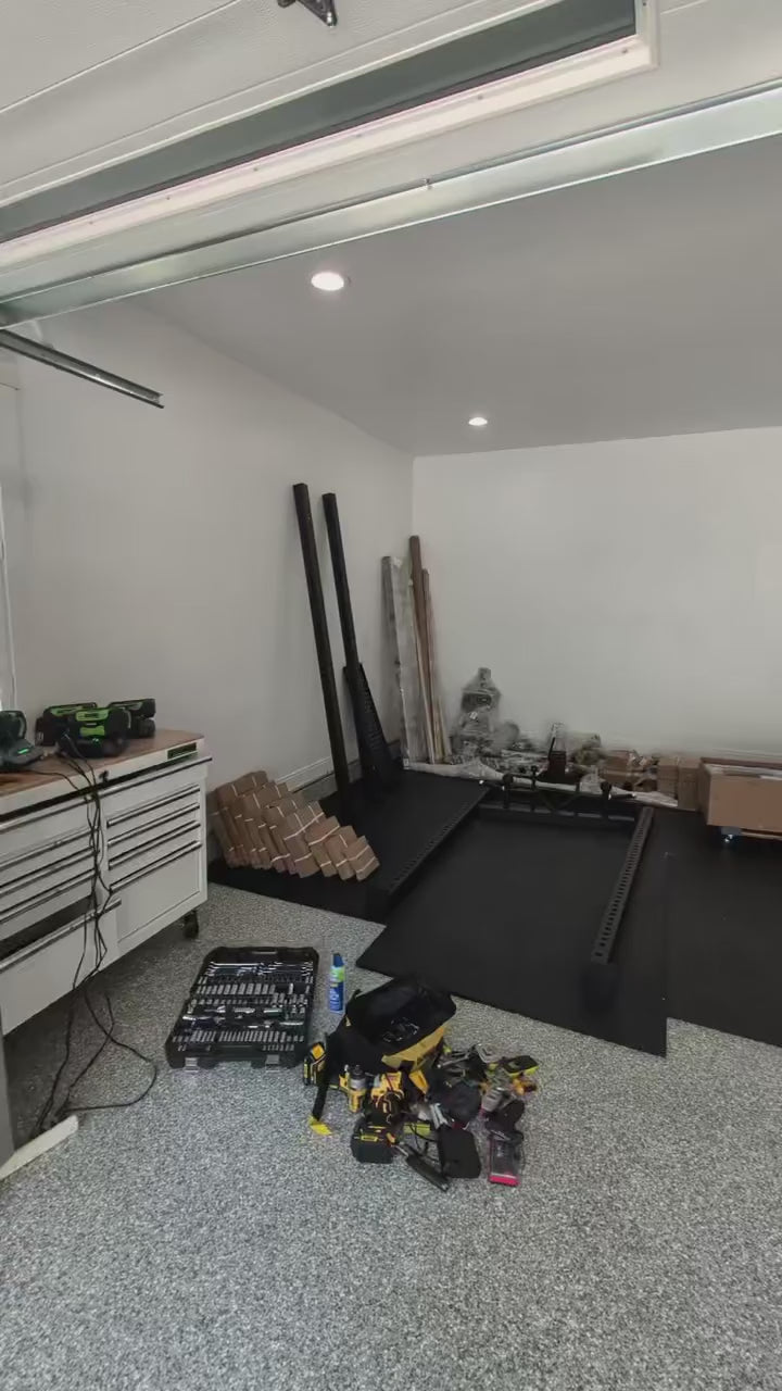 Zero Fitness machine installation and finished home gym reveal
